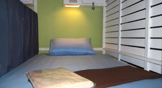 Кровать в общем номере Sleep Tight Hostel at Koh Phangan