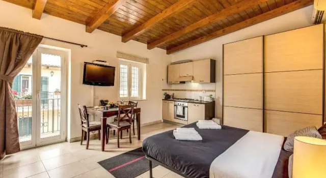 Двухместная Studio Apartment с балконом Апартаменты Aurelia Vatican