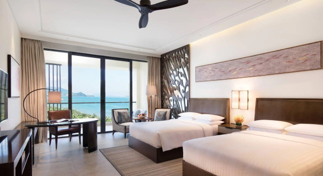Четырёхместный номер Standard с видом на сад Marriott Resort Xiangshui Bay