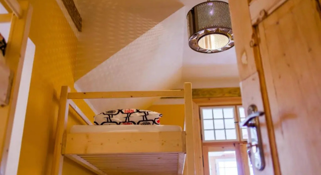 Кровать в общем номере Hostel Krokus