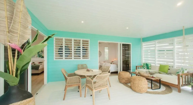 Семейное бунгало с видом на залив Raiatea Lodge Hotel