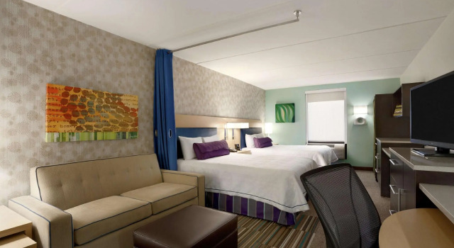 Четырёхместная студия Home2 Suites by Hilton Philadelphia Convention Center