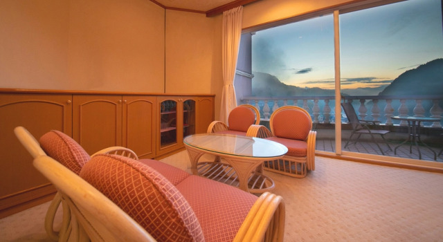 Номер Standard с видом на город Yumenokuni Hoshinokuni Milky Spa Sun village