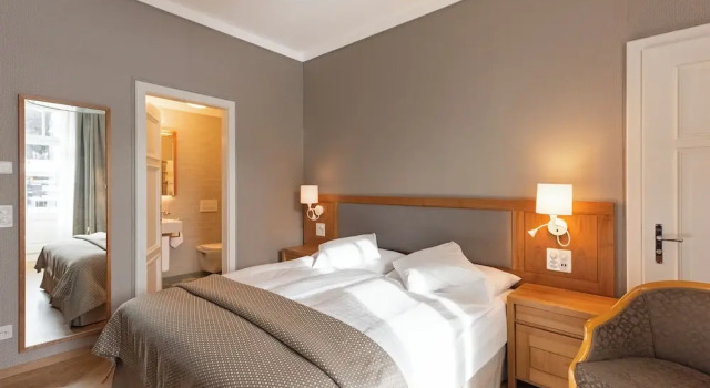 Одноместный номер Superior с балконом Hotel Waldhaus Sils