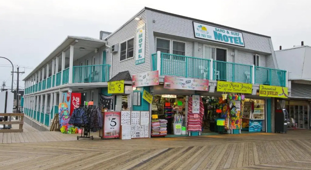 Boardwalk Sand & Surf Beach Hotel Oceanfront, Забронировать Мини-отель Сисайд-Хайтс Джерси-Шор