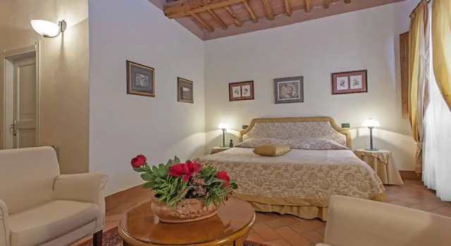 Люкс с красивым видом из окна Relais Il Chiostro Di Pienza