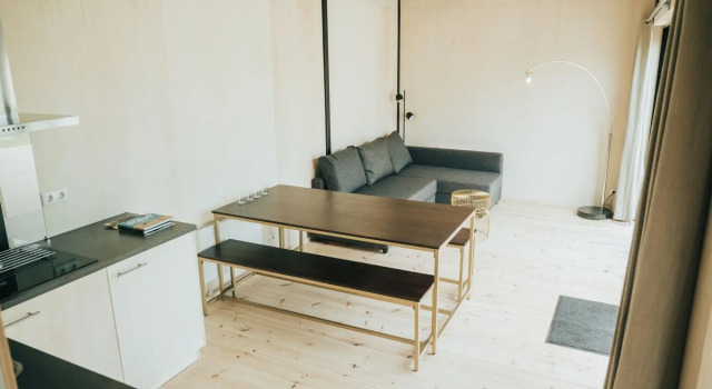 Modern chalet with terrace, located in a holiday park 800 m. from the beach