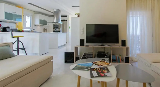 Infinity Pool Villa With Sea Views Near Rethymno City & Beach and Shaded BBQ, Забронировать Вилла Аципопуло Центральный Крит