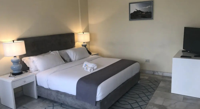 Deluxe dobbelt værelse med havudsigt Sunset Inn Guest House