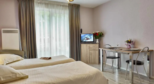 Двухместная студия с балконом Hôtel Résidence Les Grands Chênes Amnéville les Thermes