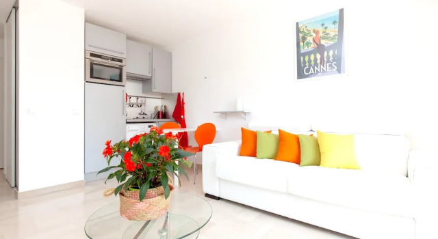 Studio In Cannes With Wonderful City View Terrace And Wifi 50 M From The Beach
