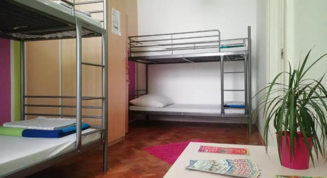 Кровать в общем номере Budapest Party Hostel at Udvarom