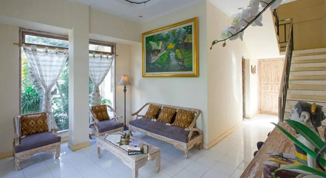 Двухместный номер Deluxe с красивым видом из окна Villa Chandra Batu Belig