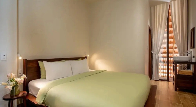 Двухместный номер Premium c 1 комнатой с видом на город HÔM Stay - Phố đi bộ