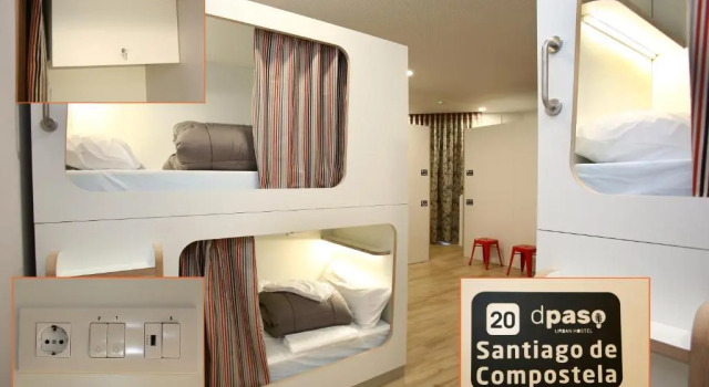 Кровать в общем номере dpaso Urban Hostel