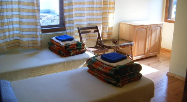 Кровать в общем номере Hostel Mostel