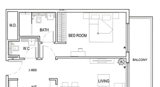 Апартаменты Peace and Tranquility in This 1 Bedroom in JVC