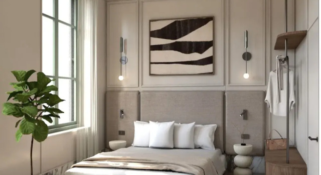 Suite 2 sypialnie i balkonem i z widokiem na miasto Rua Augusta