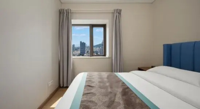 Люкс с 2 комнатами с красивым видом из окна Qingdao Better Joy Apartment Hotel-May Fourth Square Wanxiang City Branch