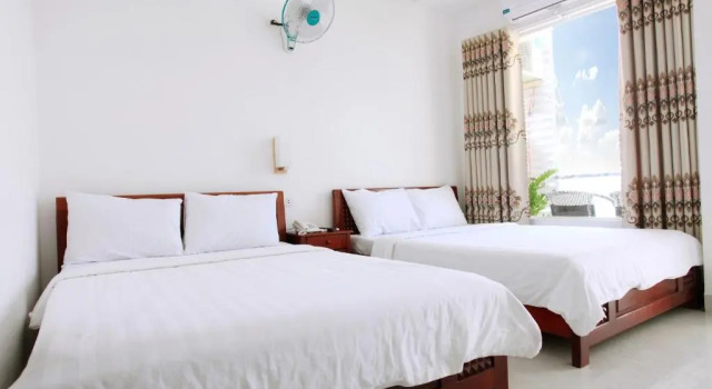 Четырёхместный номер Standard с видом на море Vivu Hotel