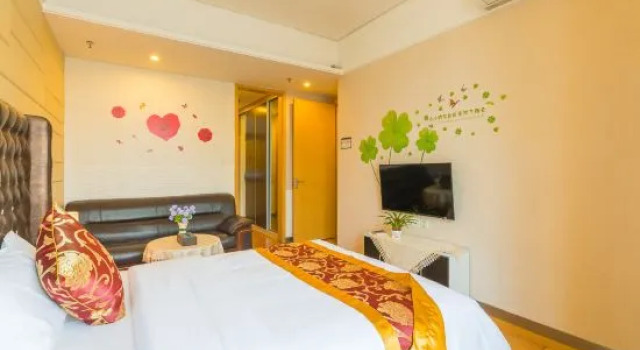 Люкс Guangzhou Jinhe Business Apartment (Haizhu Wanda-Hesheng Plaza)