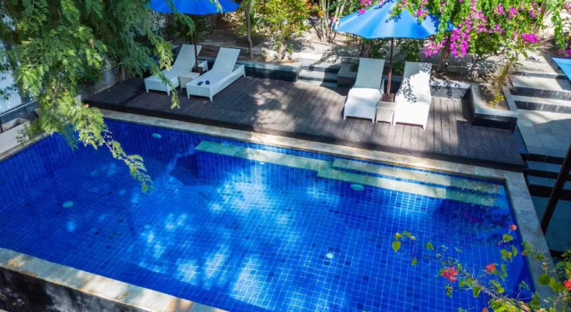 Номер Standard с видом на бассейн Bale Sampan Boutique Bungalows