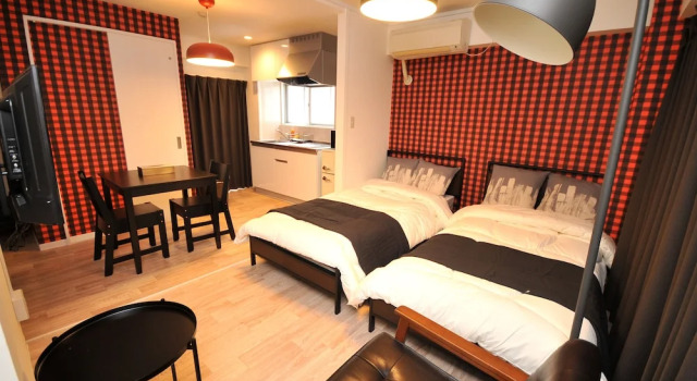 Maison Milano Nakatsu Room 505, Забронировать Отель Отели Осаки 3 звезды, рядом с Shangri-La, 3*