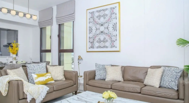 Elegant Pool View 2BR Apartment