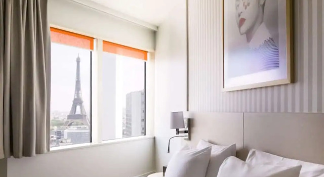 Двухместная студия Aparthotel Adagio Paris Centre Tour Eiffel