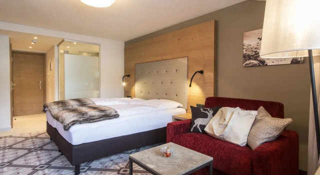 Двухместный номер Superior с балконом и с видом на горы Hotel Valentin