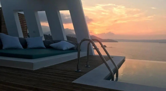 Вилла Luxury Villa Crete Villa Saphire 3 Bedroom Sea View Chania
