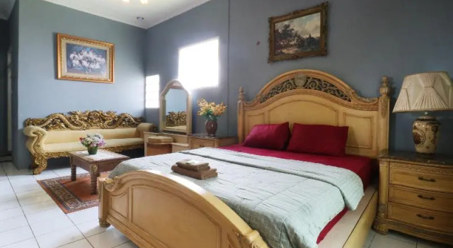 Habitación doble Estándar con balcón Villa Sri Manganti