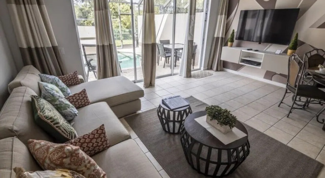Lovely 3Bd Pool TH, Windsor Palms Resort-2344CISPD, Rezerwuj Hotel Hotele w Four Corners ze śniadaniem, Śniadanie
