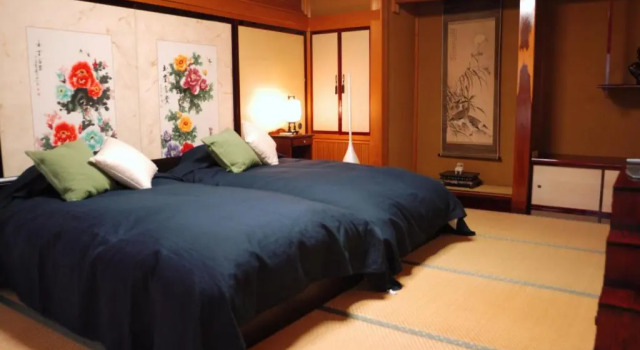 Люкс Jyuraku Premium with Tatami Area Yatsusankan-Children 6 years and older only