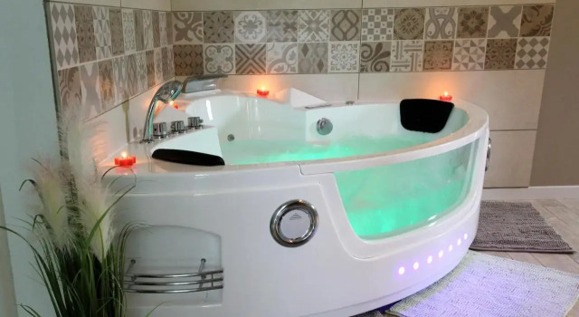 T2 LE GREEN SPA SAUNA & BALNEO tout confort.