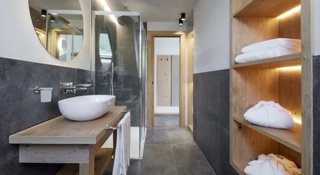 Juniorsuite med altan Rezia Hotel Bormio
