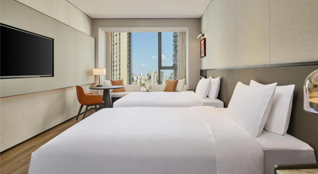 Luksusowy dwuosobowy suite Doubletree By Hilton Changsha Tianxin