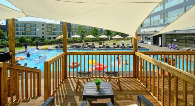 Номер Standard с видом на бассейн Shin Shin Hotel Jeju City