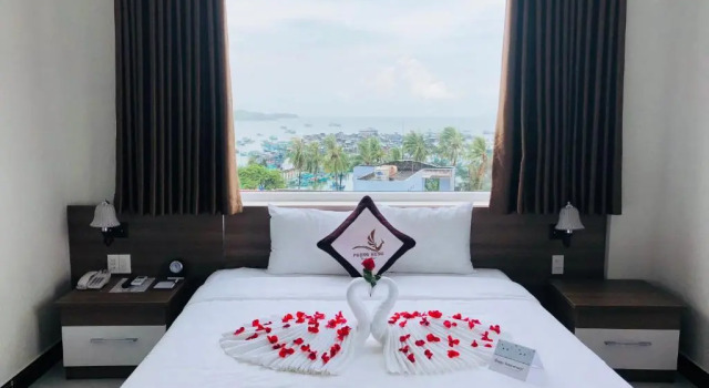 Двухместный номер Deluxe с видом на море Phung Hung Boutique Hotel