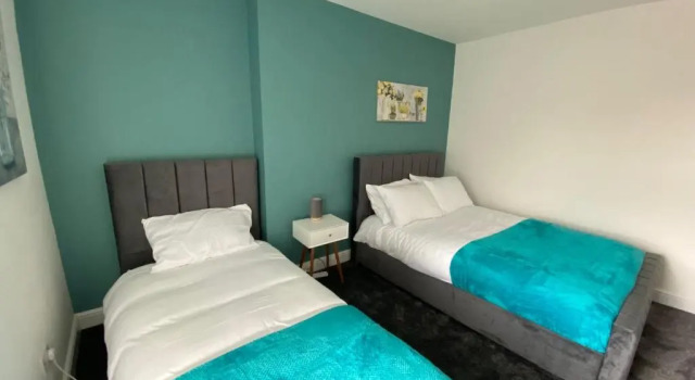 Stylish 2 bed apartment sea front location suite 3, Boek Appartement Blackpool Lancashire