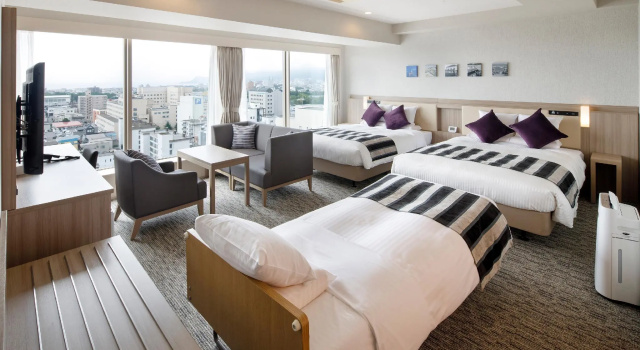Двухместный номер Deluxe HOTEL MYSTAYS Hakodate Goryokaku