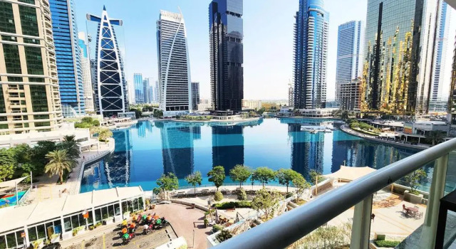 Апартаменты с видом на озеро RH- Lake Terrace, Cluster D, JLT, 1BR near Metro