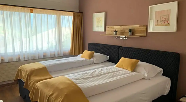 Двухместный номер Standard с видом на горы Chalet-Hotel Beau-Site