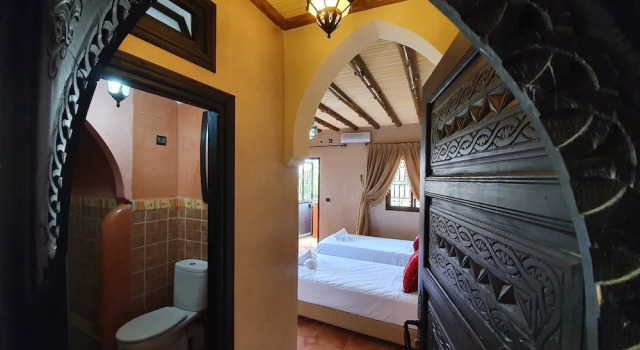 Трёхместный номер Superior с балконом Dar Assarou - Toubkal National Park Lodge