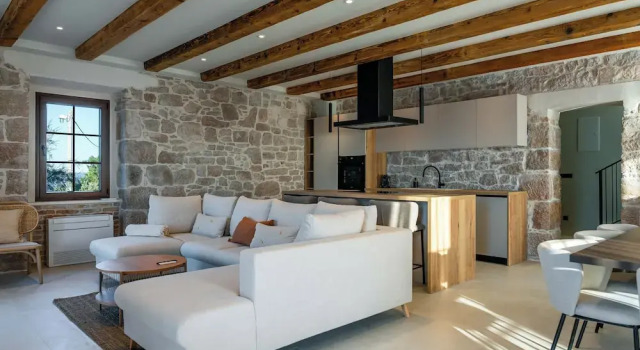Вилла Sea front Villa Draga - infinity pool