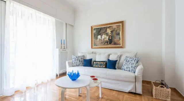 Апартаменты NEW! Bright & Remodeled 1Bed apt 2min Walk to Acropolis
