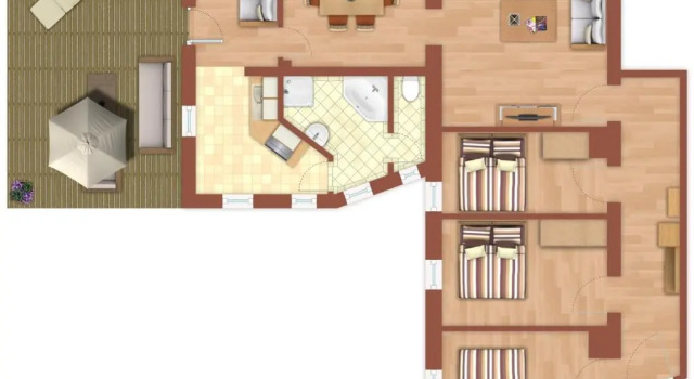 Familienfreundliche Ferienwohnung mit eigener Terrasse, FeWo 8, Rezerwuj Hotel Hotele w Kufstein z parkingiem, Parking