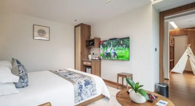 Семейный тент DI HU YUE SHE light luxury hotel
