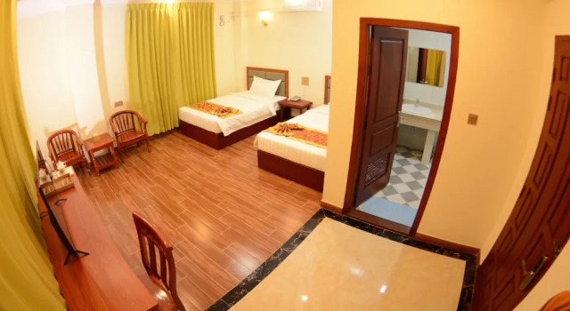 Standard- dobbelt værelse Shwe Hin Thar Hotel