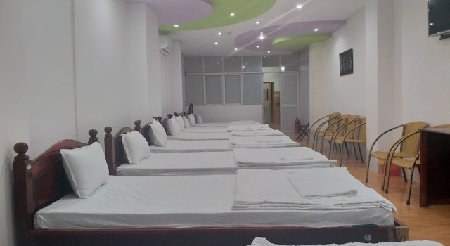 Кровать в общем номере Hoang Hai Dang 1 Hotel